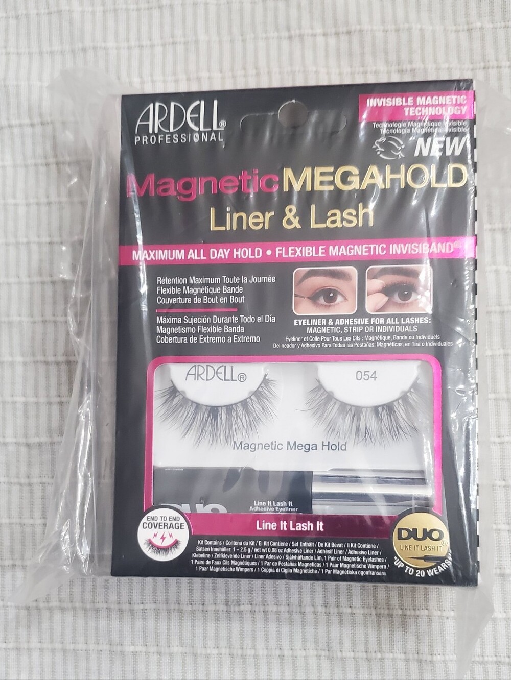 Ardell Magnetic Megahold Lash&Liner (4pk) BNIB